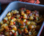 Chorizo roast potatoes